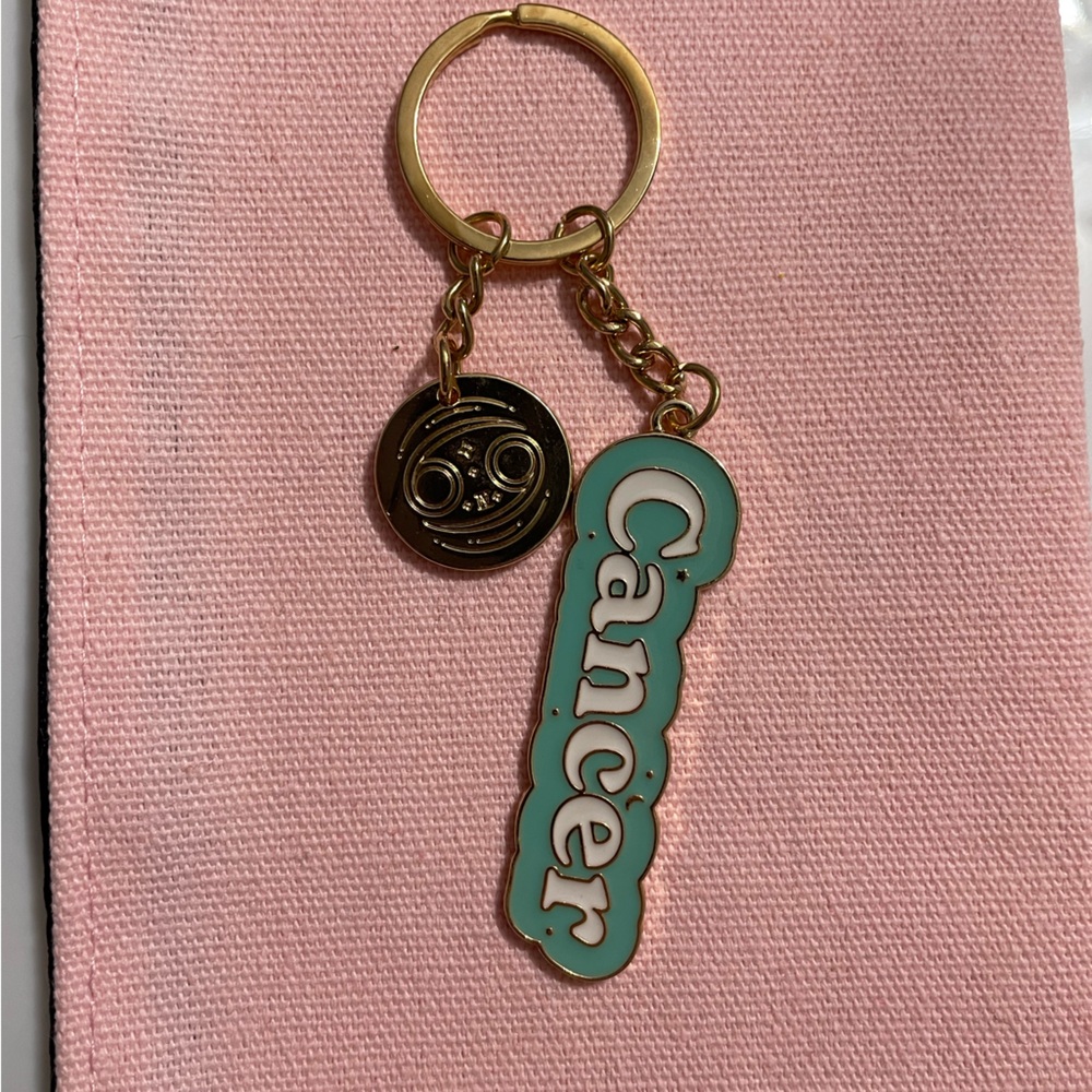Gold Cancer ♋️ keychain